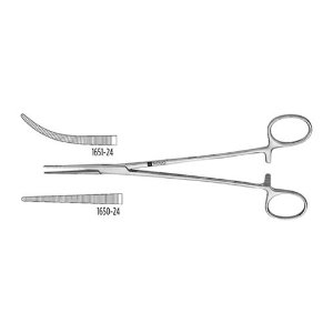 Heiss Artery Forceps, Delicate Pattern, Curved, 8" (20.0 Cm)